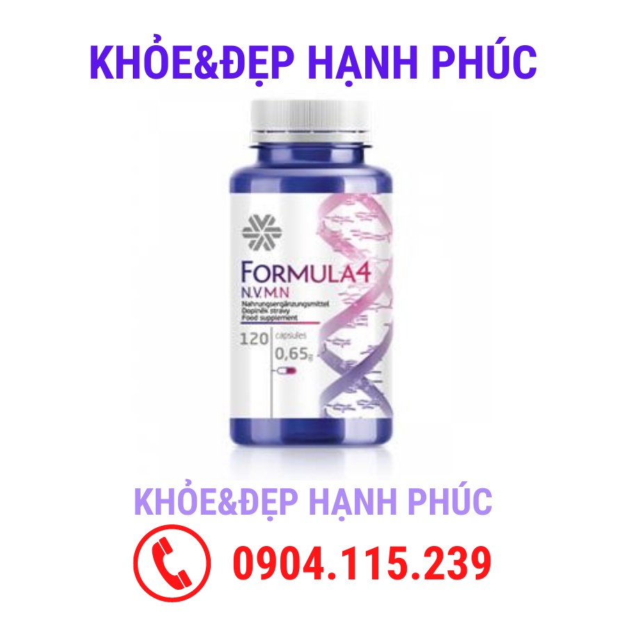 [ Formula 4 ] Viên uống chống oxy hóa, phục hồi tế bào khỏe mạnh Siberian Novomin hobomint - 120 viên/lọ