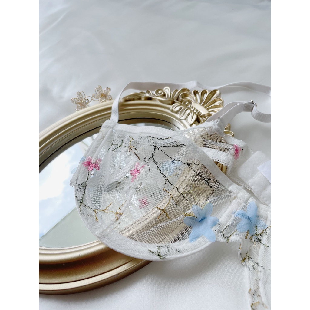 Set Hoa Xanh Ren Trắng - Let's Love Đồ Lót Nội Y | BigBuy360 - bigbuy360.vn