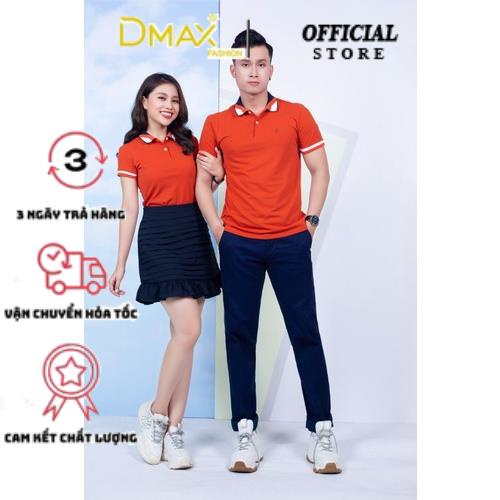 Áo Polo Nam Cổ Dệt Phối Màu Cam Cháy PL0S126 | BigBuy360 - bigbuy360.vn