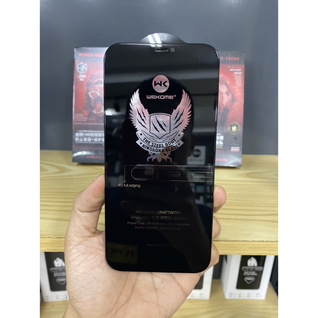Kính Cường lực 4D Kingkong Chống nhìn trộm Iphone 13 / 13 Pro Max / 11 Pro / 11 Pro Max / 12 / 12 Pro / 12 Pro Max