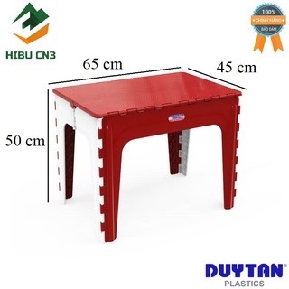 Bàn Nhựa xếp Duy Tân (65 x 45 x 50 cm) No.947