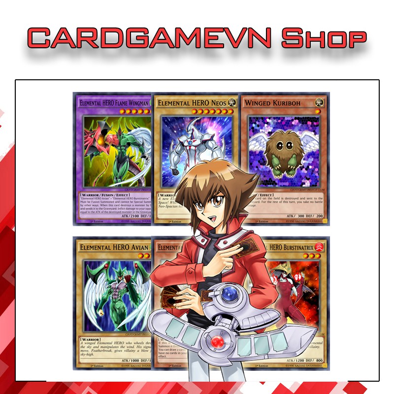 Bộ Bài Yugioh HERO Yuki Judai 54 lá - HB5