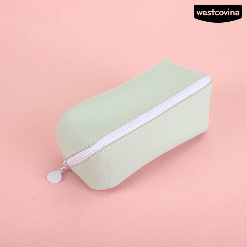 [Hot]✍Túi Đựng Bút Đa Năng Giả Da Thời Trang Xinh Xắn