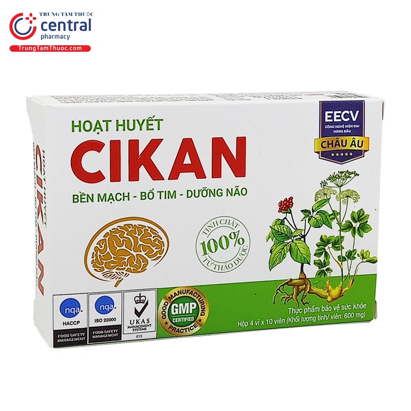 Hoạt Huyết CIKAN - Bền Mạch, Bổ Tim, Dưỡng Não