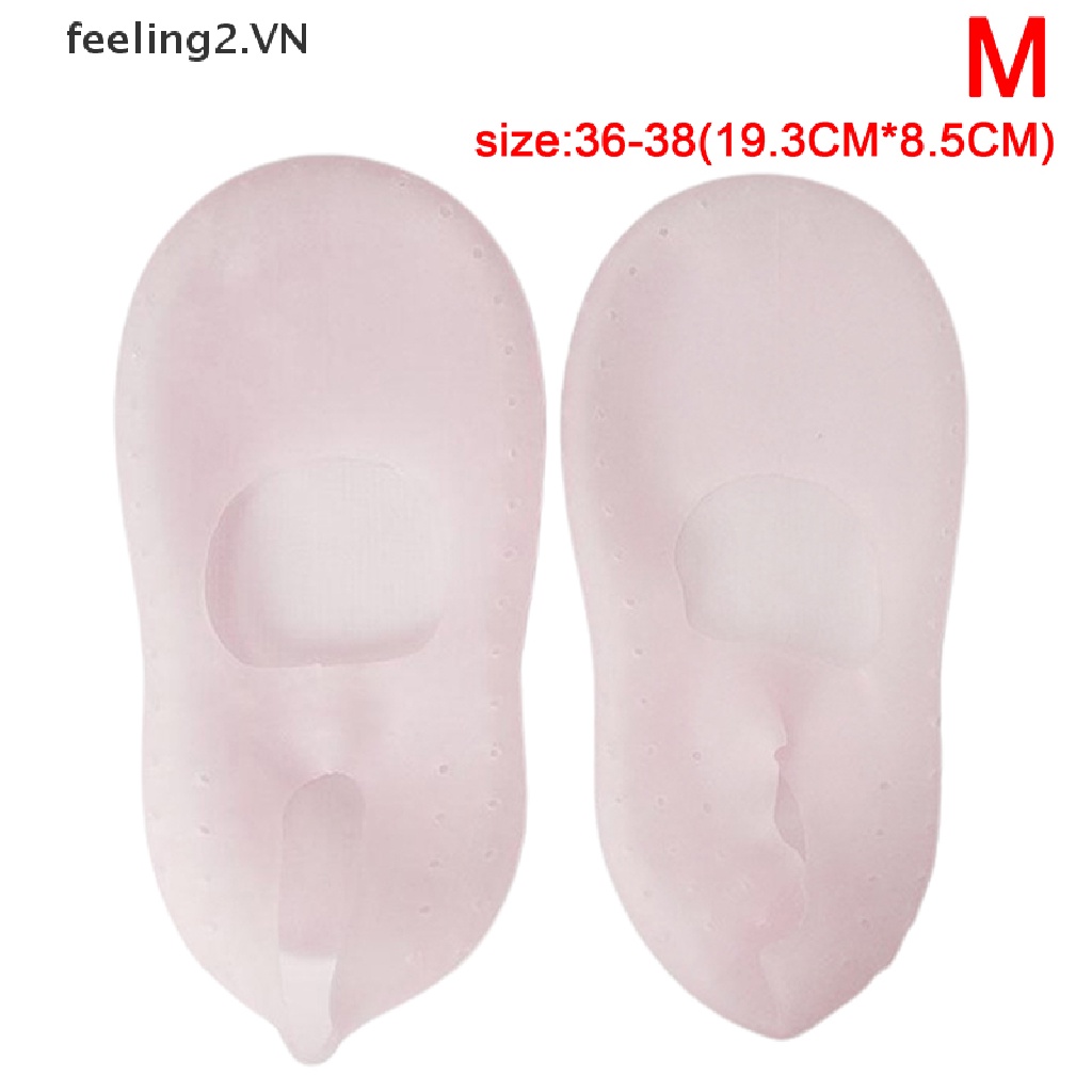 1 Đôi Vớ Gót Chân Silicone Giữ Ẩm Chống Trượt