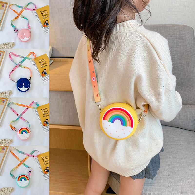 Túi Đeo Chéo Hình Bánh Donut Dễ Thương Cho Bé