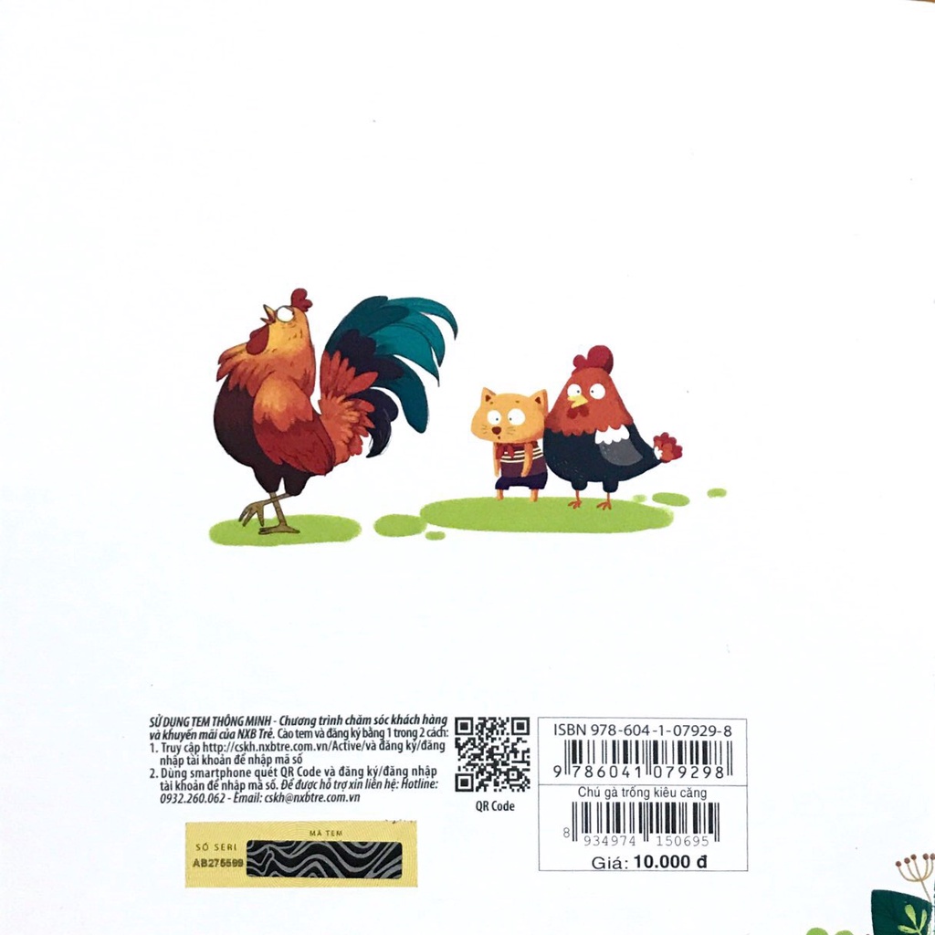 Sách - Bé Tập Kể Chuyện - Chú Gà Trống Kiêu Căng