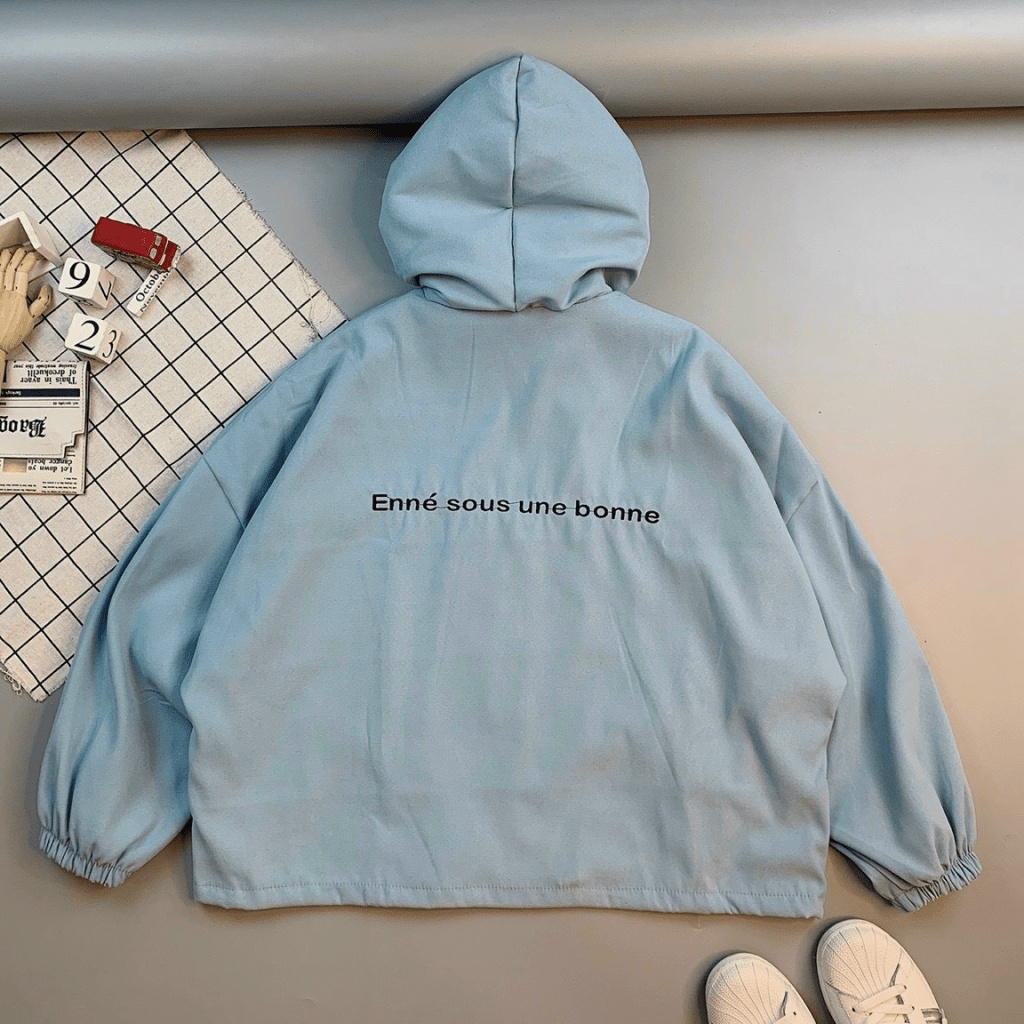 (MẪU MỚI) Áo Khoác nữ  thêu họa tiết quỷ nhỏ xinh chất liệu da lộn cao cấp có bốn màu HHP