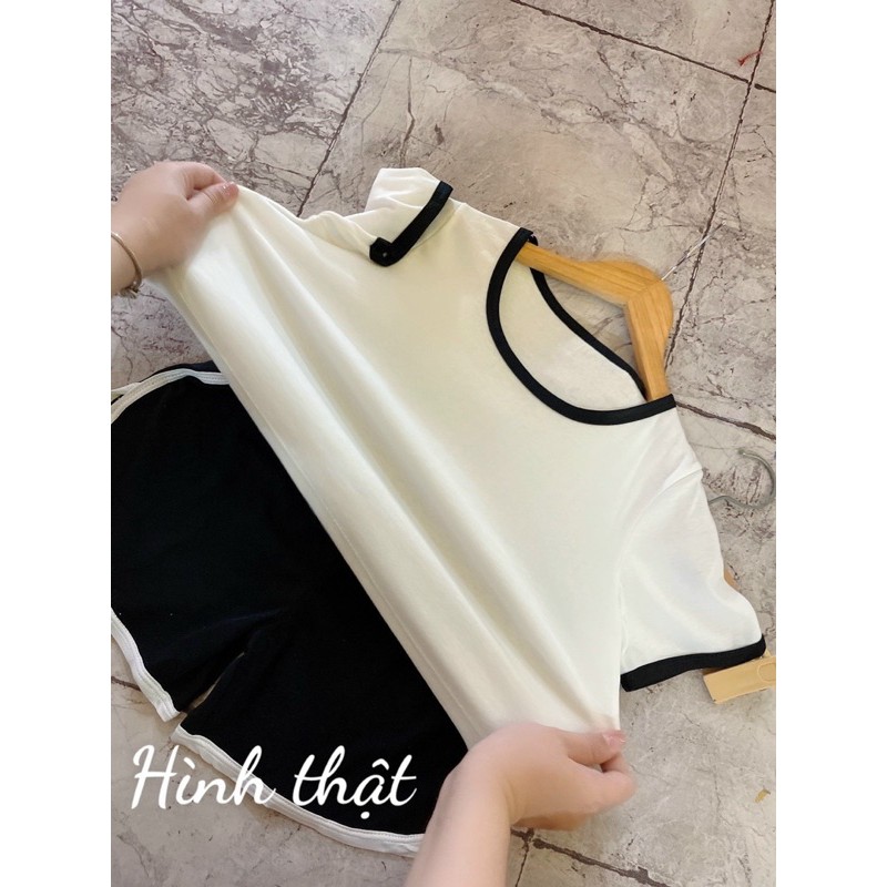 Set bộ trơn viền-dưới 52kg-Carotshop | BigBuy360 - bigbuy360.vn