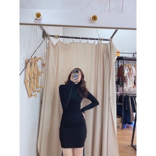 váy body cổ lọ