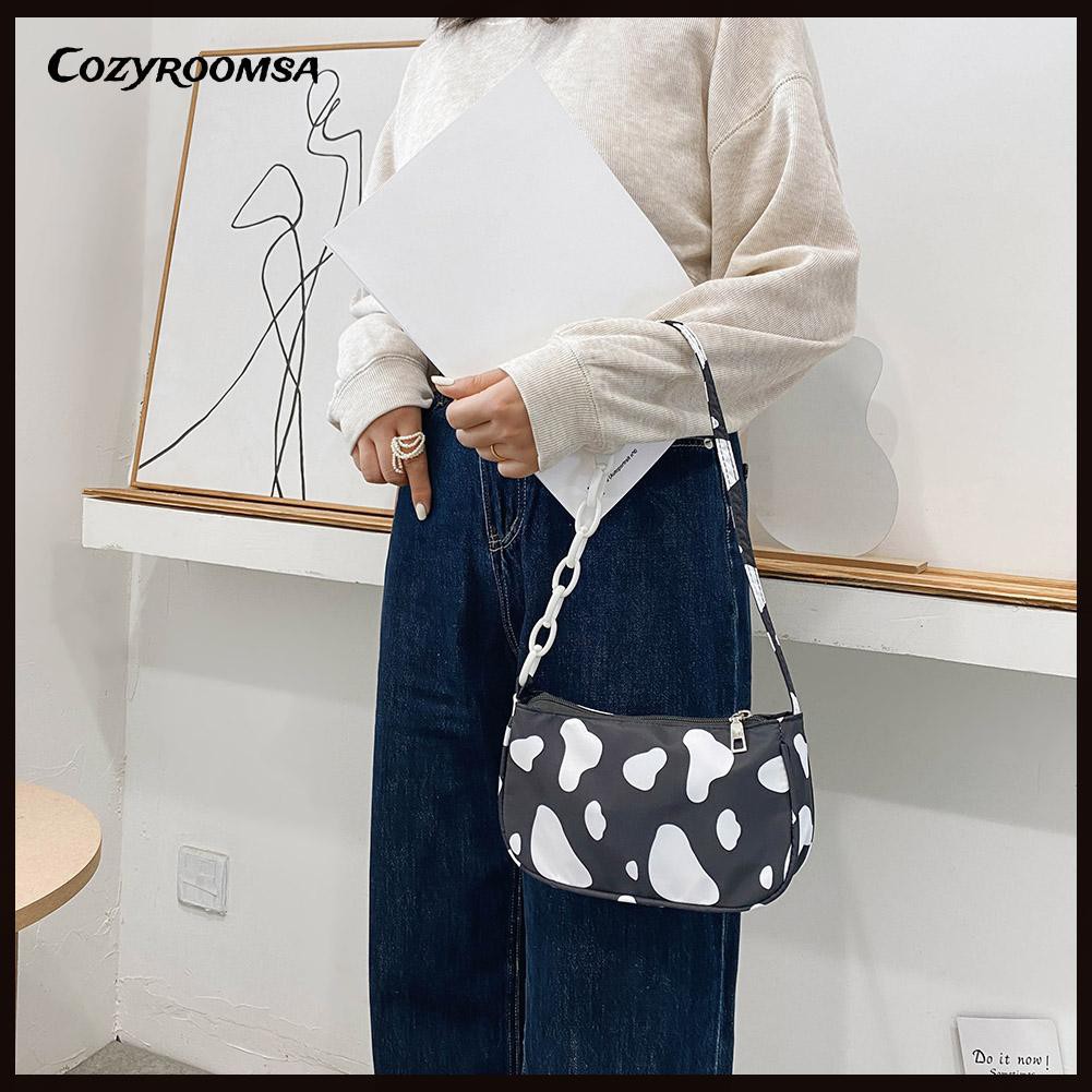 Túi Xách Tay In Hình Hộp Sữa Thời Trang Nữ Tính