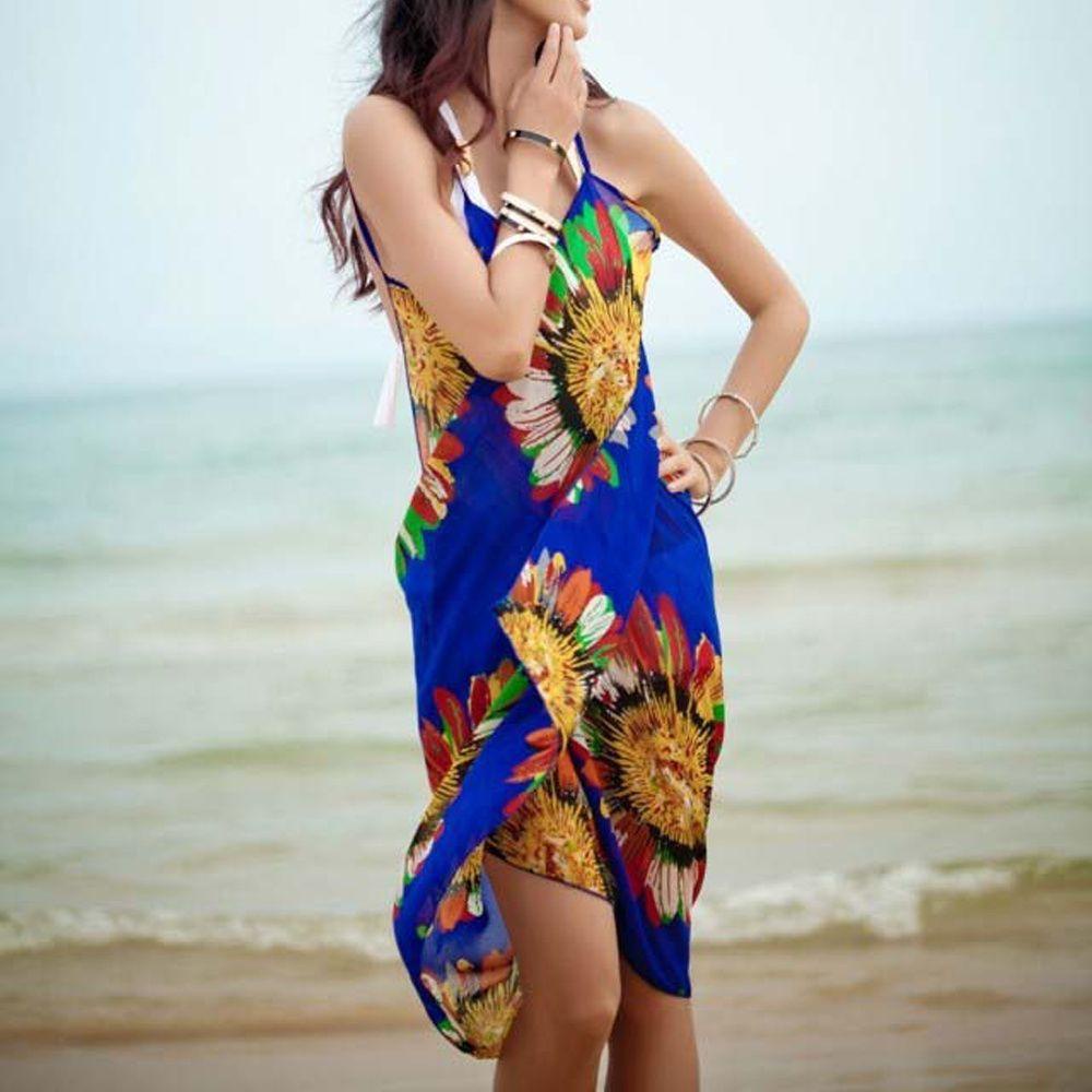 Đầm Bơi Hở Lưng Chống Nắng Thời Trang Đi Biển Mùa Hè