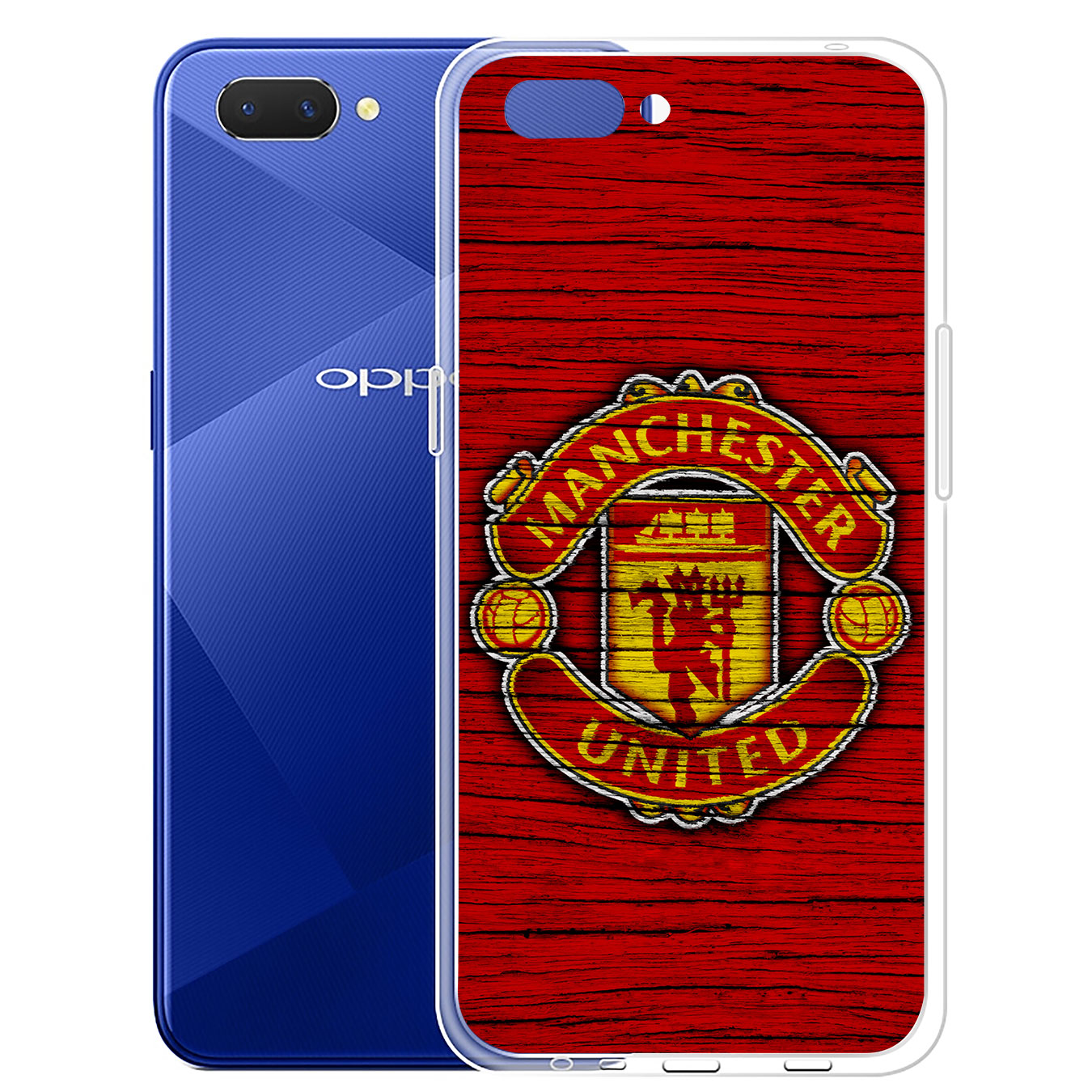 Ốp điện thoại silicon mềm cho iPhone XR X XS Max 7 8 6 6s Plus + 6Plus 7Plus 8Plus hình logo Manchester United FC