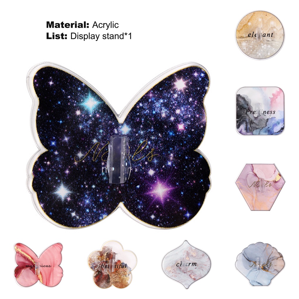 Giá Đỡ Trưng Bày Móng Tay Bằng Acrylic Đa Chức Năng Dành Cho Nữ