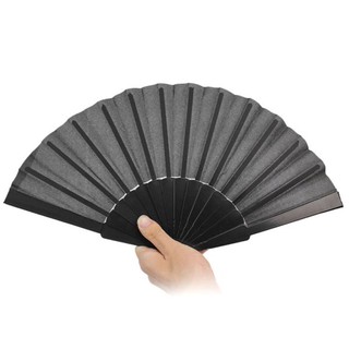 Quạt vải màu đen phong cách Vintage cá tính