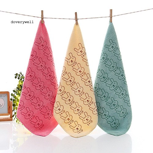 Khăn Tắm Mềm Mại Họa Tiết Thỏ Hoạt Hình Cho Bé