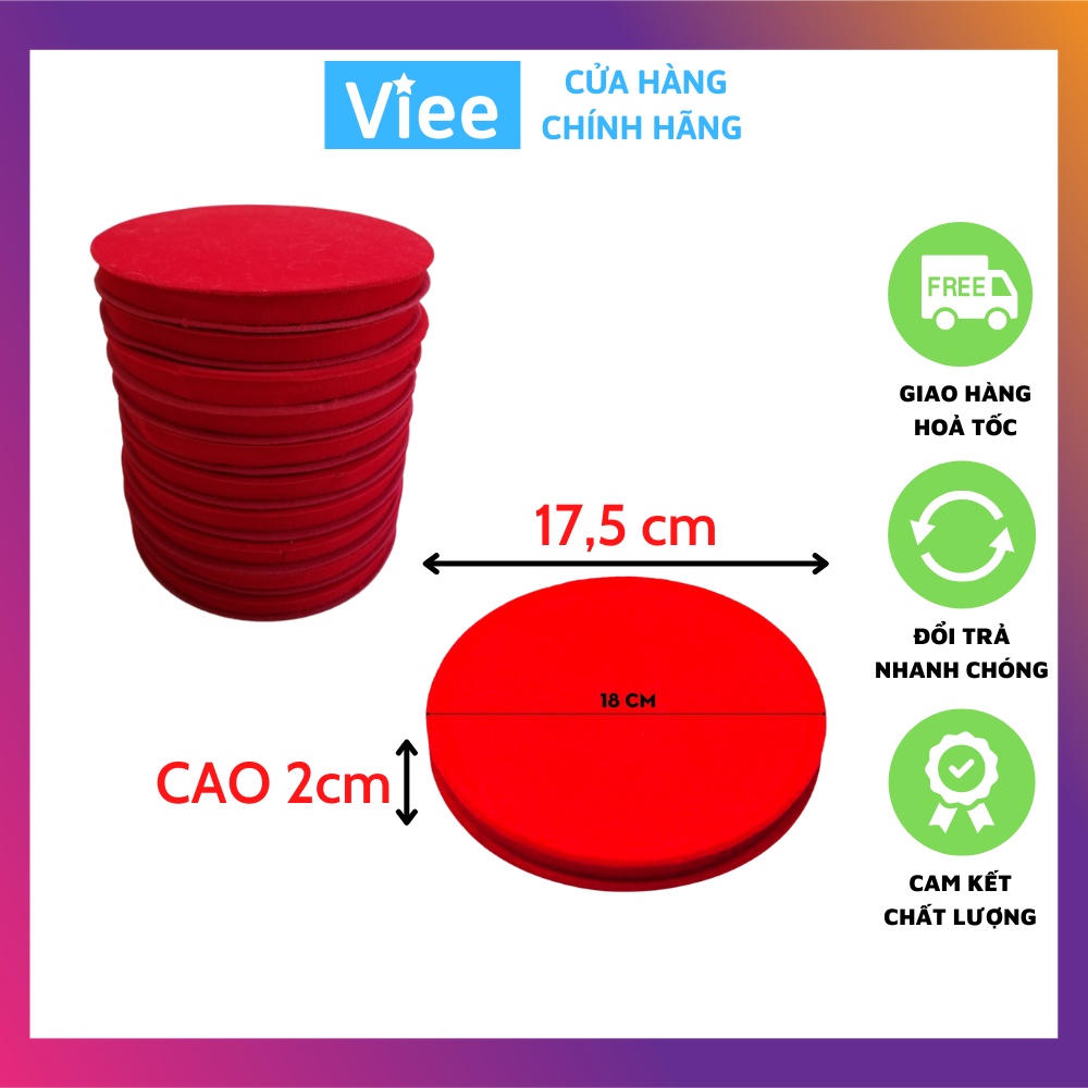 Hộp nhung đựng kiềng cổ cao cấp bộ 10 hộp