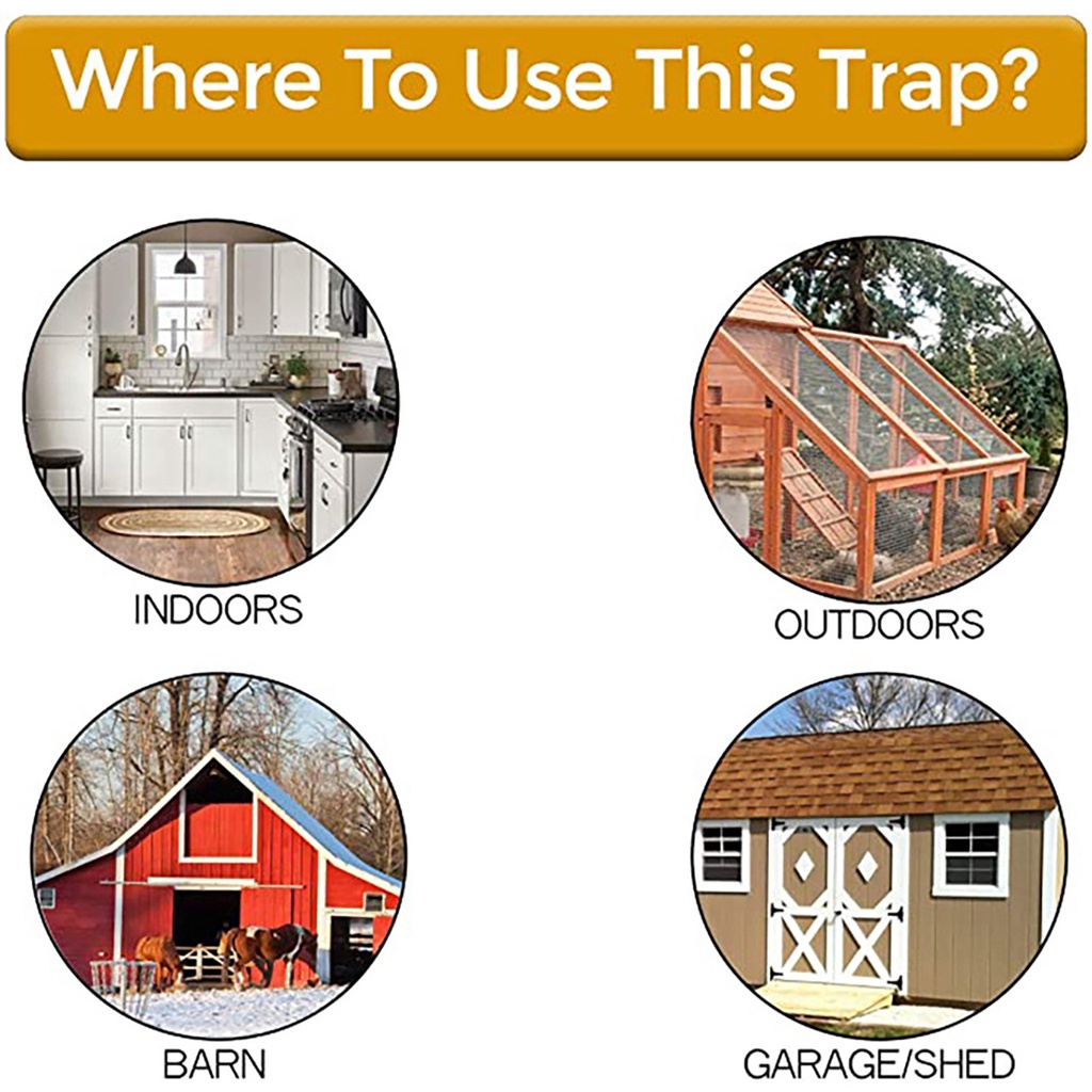 Bẫy Chuột Tự Động Thông Minh Có Nắp Trượt mousetrap trượt và lật thông minh có thể tái sử dụng mới