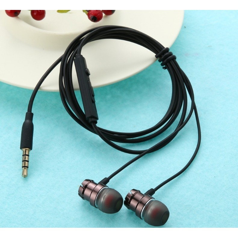 Tai Nghe In-Ear Headphones Turbo MS-022 Chính Hãng Siêu Bass vỏ Kim loại.