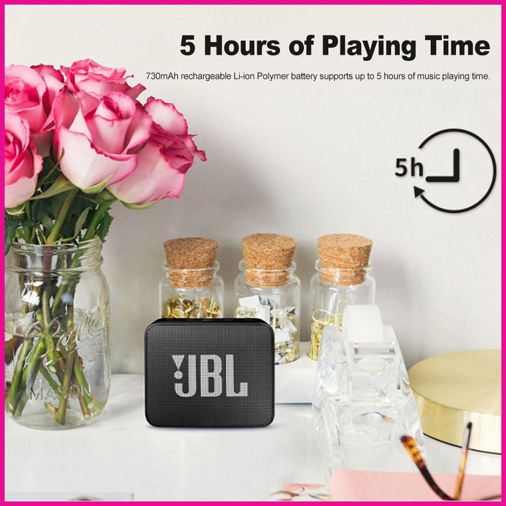 Loa Bluetooth Không Dây JBL GO2 Mạ Vàng Gạch 2nd Generation Siêu Trầm Chất Lượng Cao