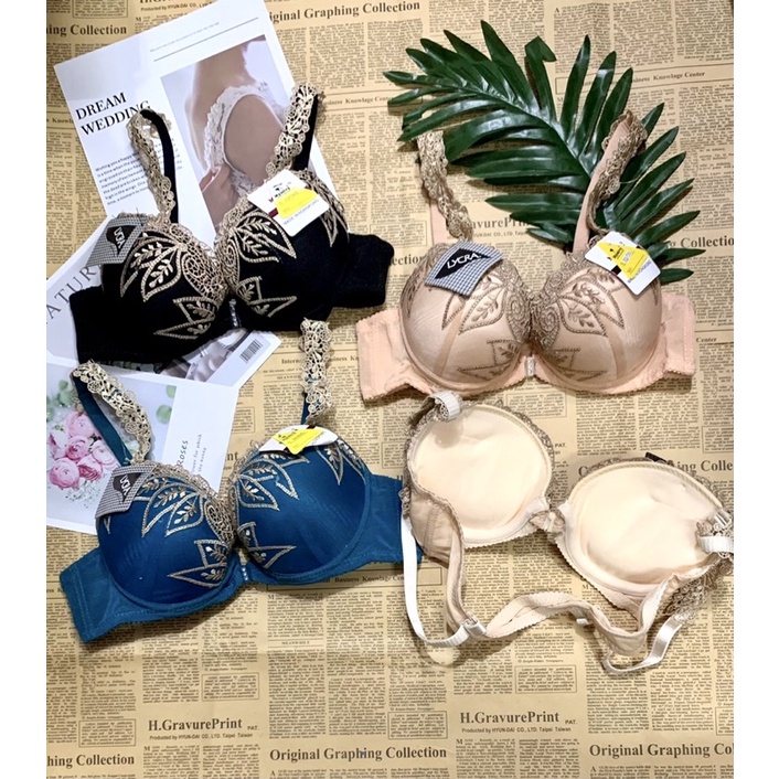 ÁO NGỰC GÀI TRƯƠC REN NỔI DÂY HOA SIÊU DÀY SIÊU NÂNG🥑Mút dày có gài sau