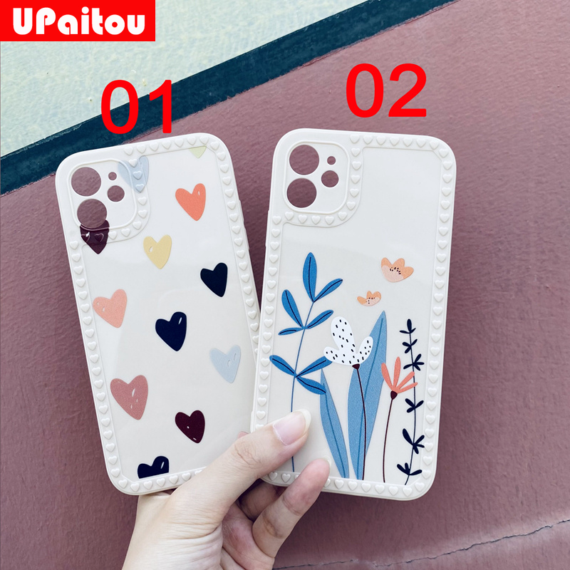 ốp điện thoại Tpu Họa Tiết Hoa Dễ Thương Cho Iphone 12 11 Pro Max Se 2020 X Xr Xs Max 8 7 6s 6 Plus | BigBuy360 - bigbuy360.vn