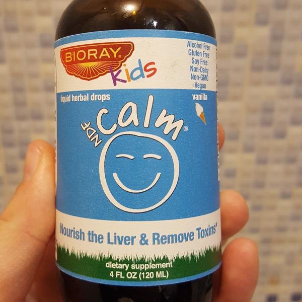 Calm Bioray kids 120ml giảm tăng động, cáu gắt, đào thải độc tố gan