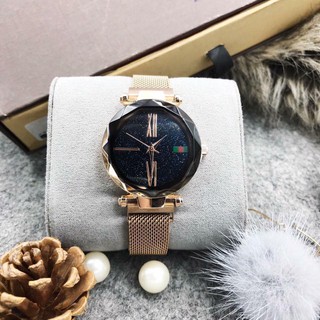Đồng Hồ Nữ Dây Nam Châm Lụa DIMINI Siêu Sang