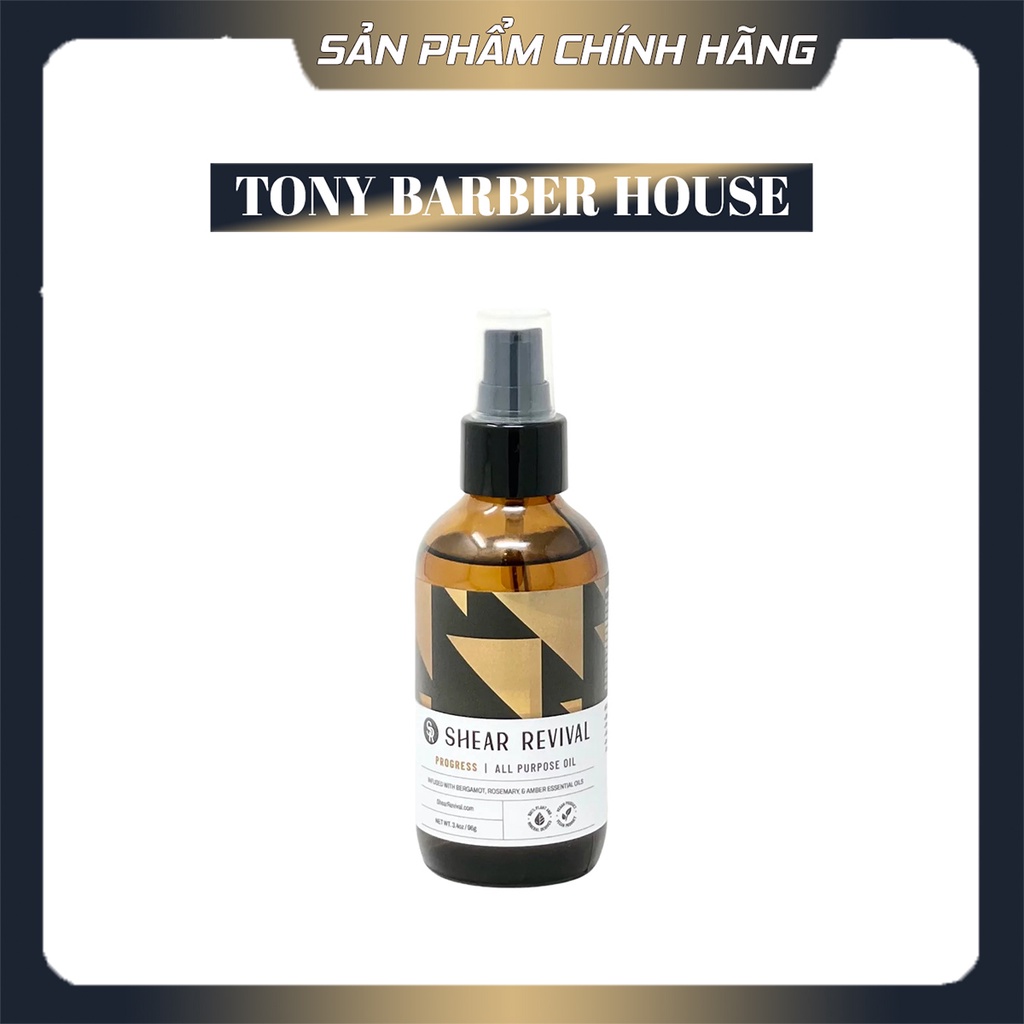 Dầu dưỡng râu tóc Shear Revival Progress All Purpose Oil 96ml