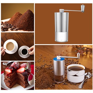 Mini Manual Coffee Grinder With Transparent Body Adjustable Ceramic
