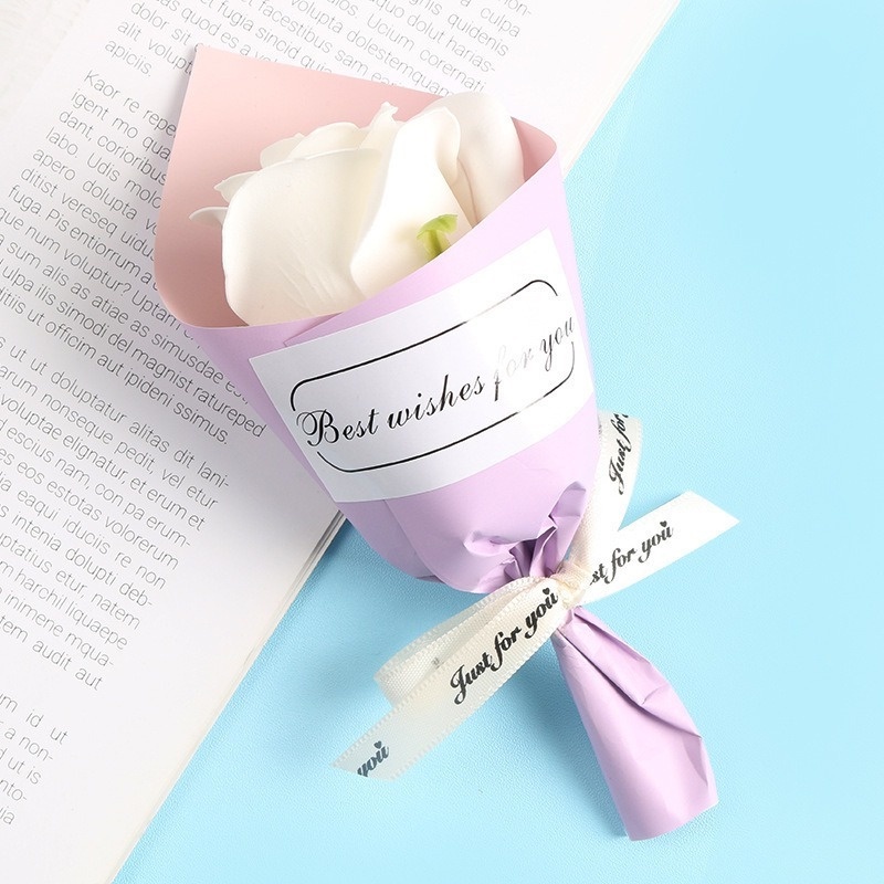 1 Bó Hoa Hồng Sáp Handmade Làm Quà Tặng Ngày Lễ Tình Nhân