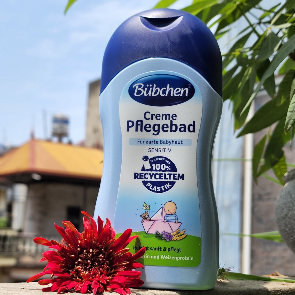 Sữa tắm dạng kem cho bé Bubchen Creme Pflegebad | Chính hãng Bubchen, Đức | Dung tích 400ml