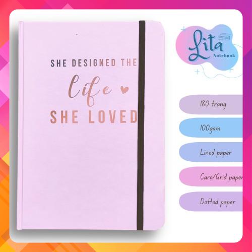 Lita 12 - Sổ tay Pink size A5 100gsm