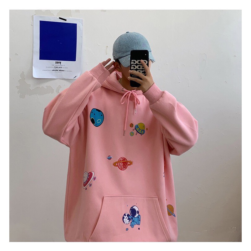 Áo hoodie unisex THE 1996 Áo nỉ form rộng nam nữ H-011 GALAXY 4 màu | BigBuy360 - bigbuy360.vn