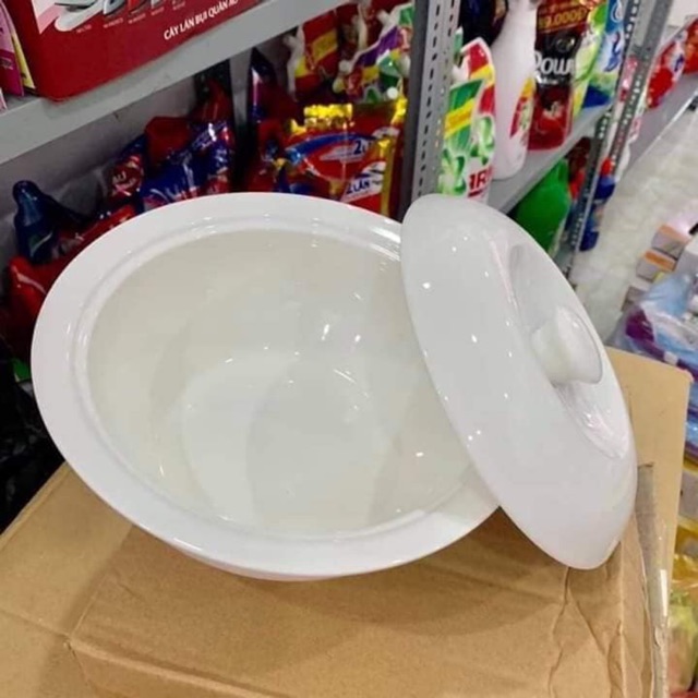 Thố sứ có nắp combo 2 cái