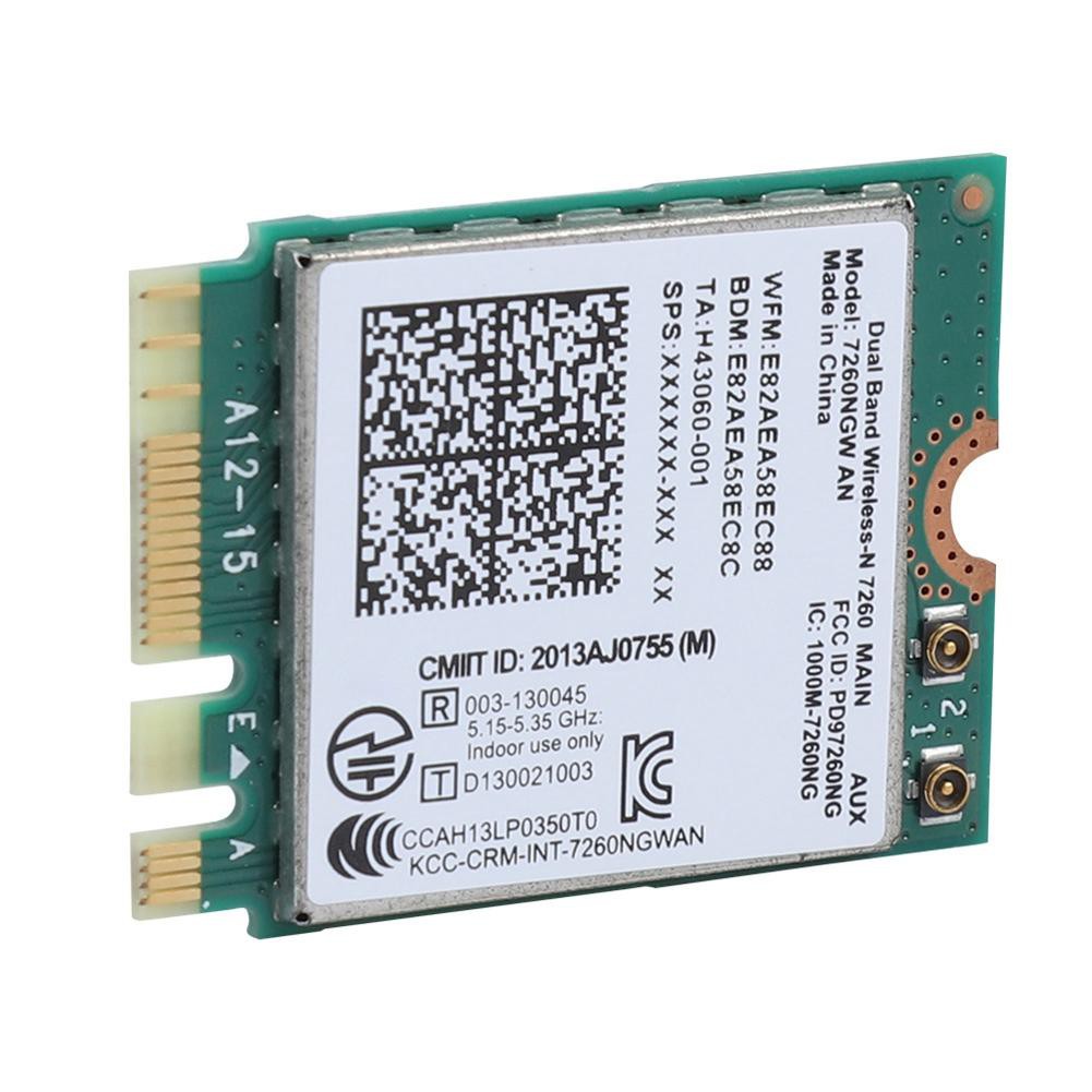 [READY STOCK] Card Wifi Không Dây Cho Intel 7260ngw An 2.4g / 5g Bluetooth 4.0 | BigBuy360 - bigbuy360.vn