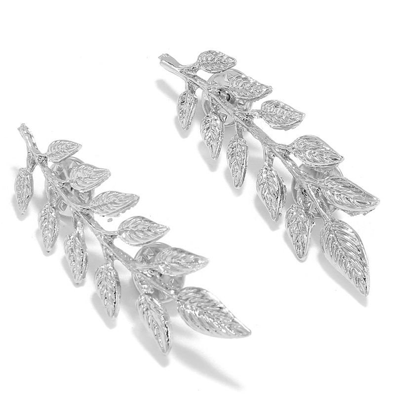 Cặp Trâm Cài Áo Hình Chiếc Lá Thời Trang Dành Cho Nam Và Nữ