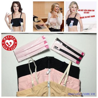 Áo vắt sữa rãnh tay có dây DÁN PHÍA SAU (mẫu mới)