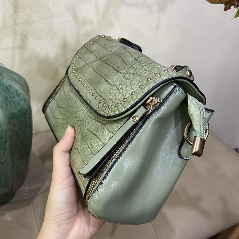 Túi Xách Quảng Châu Mẫu Mới Hoa Cúc Xinh Xắn 22cm