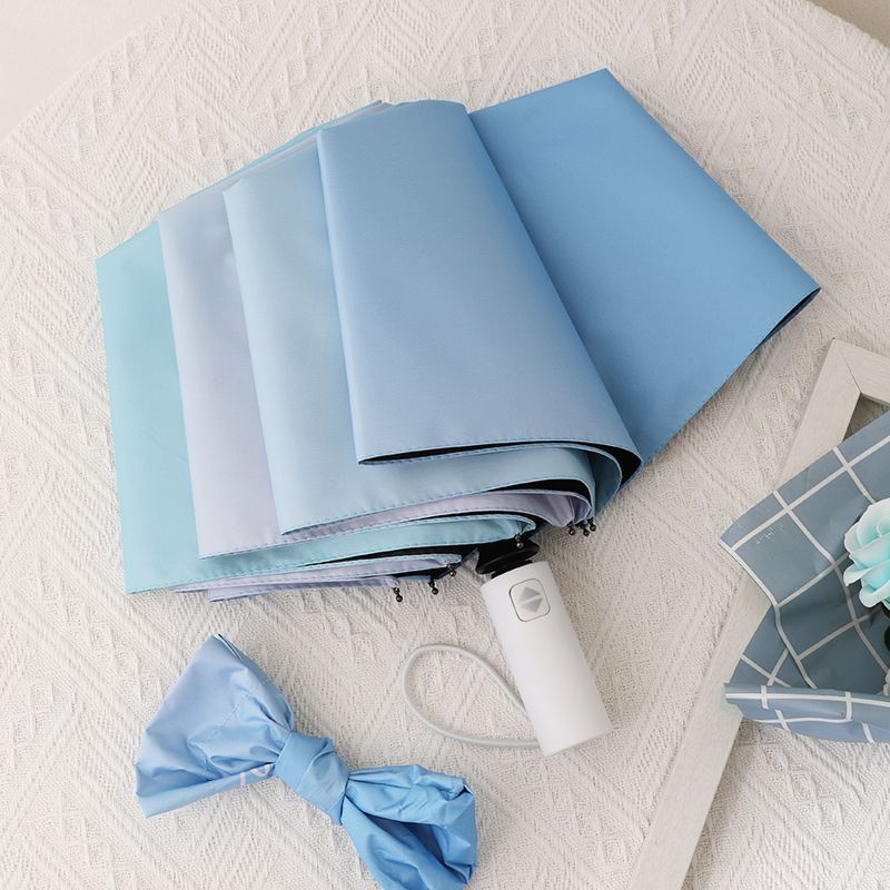 Dù Gấp Tự Động Chống Tia Cực Tím Màu Sắc Gradient Dành Cho Nữ