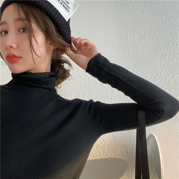 Áo len SUXI dài tay cổ lọ thời trang cho nữ