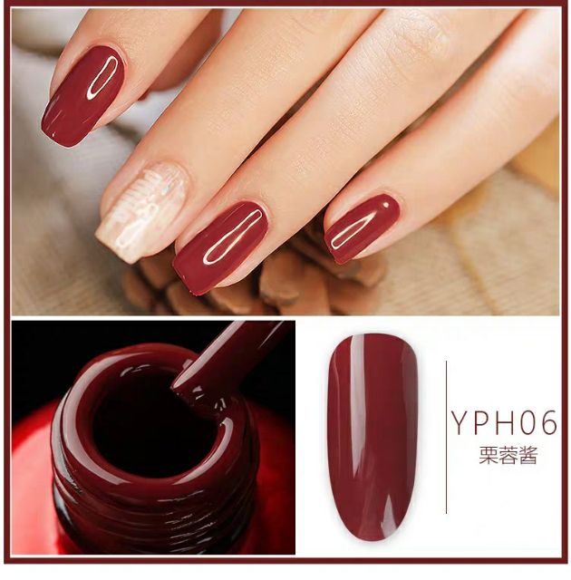 Sơn gel Kaniu màu hồng đất set 6 chai Thiên Di Nail