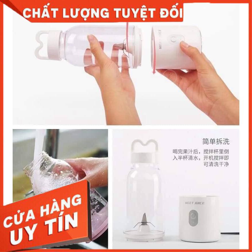 Máy xay sinh tố mini Meet Juice 500ml MẪU MỚI NHẤT