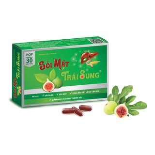  SẢN PHẨM HỖ TRỢ CẢI THIỆN SỎI MẬT - SỎI MẬT TRÁI SUNG