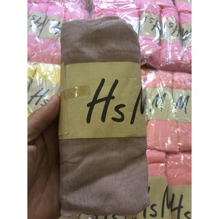 Khăn h&m vải đũi màu ghi