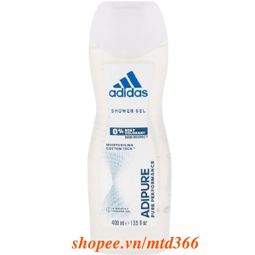 Gel Tắm Nữ 400ml Adidas Adipure Chính Hãng