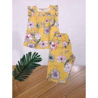 Bộ tole lanh nữ quần lửng đủ size (40-72kg)