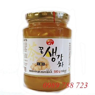 Mật ong Gừng Hàn Quốc lọ thuỷ tinh 1kg