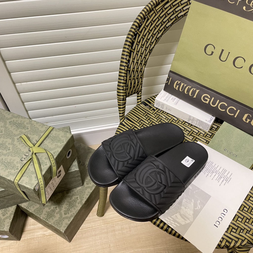 Dép Sandal GUCCI Đế Bằng Siêu Nhẹ Thoáng Khí Thời Trang Mùa Hè 2022 Cho Cặp Đôi