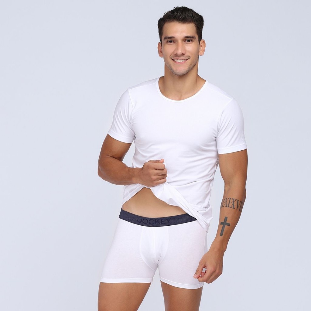 Quần Lót Nam Jockey Trunk Boxer Bản To Thun Cotton  Thoáng Mát Kháng Khuẩn - JIMB7113